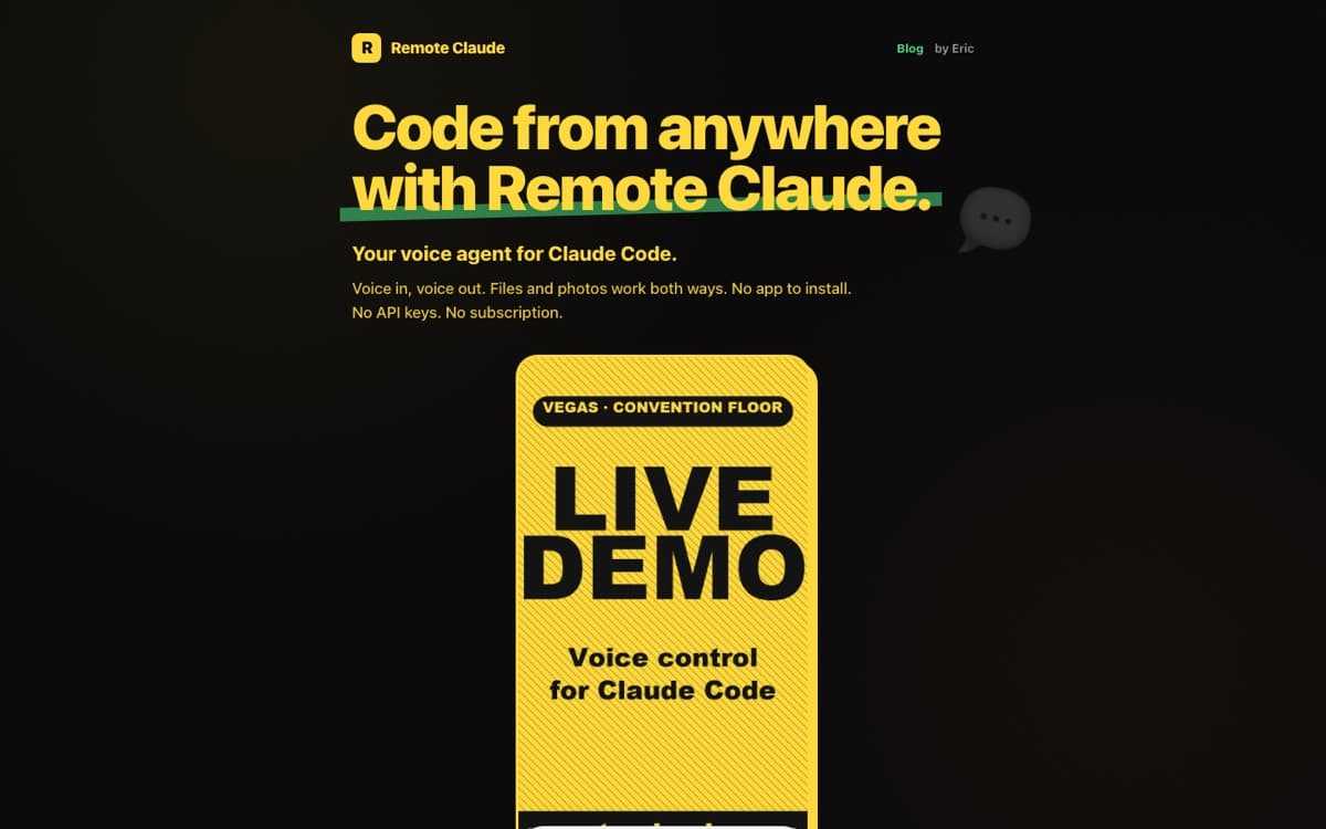 Remote Claude